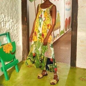 FARM Rio Mixed Prints Patch Dress (XS)
